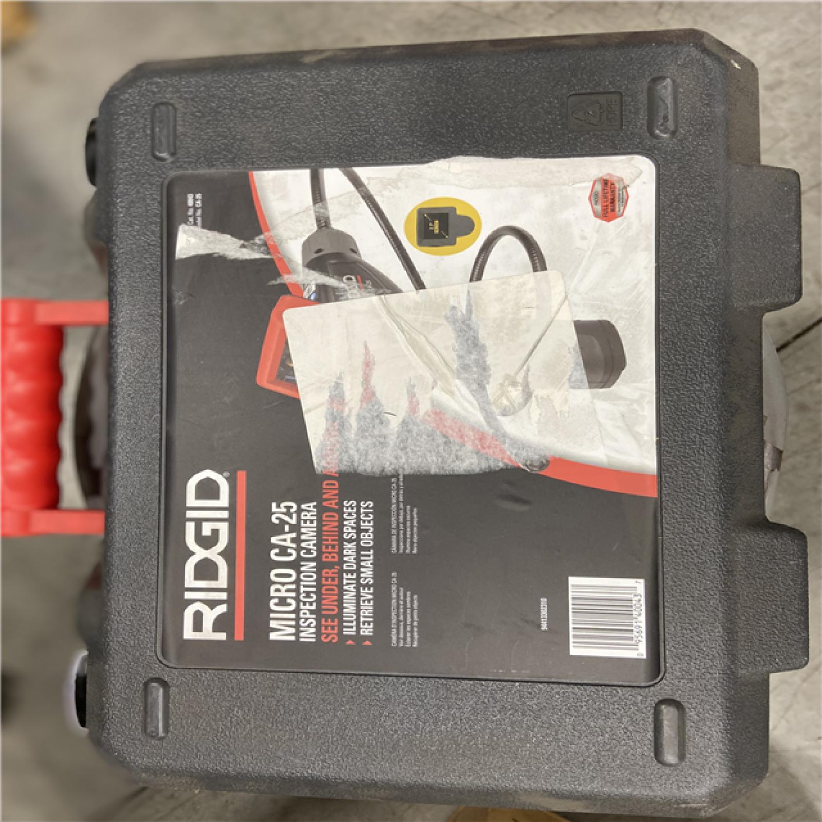 LIKE NEW! - RIDGID CA-25 Micro Visual Inspection & Diagnostic Handheld Camera w/ 2.7 in. Color Display, 4 ft. Fixed Waterproof Camera Cable