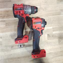 HOUSTON LOCATION - AS-IS MILWAUKEE FUEL 18V Lithium-Ion Brushless Cordless Hammer Drill and Impact Driver Combo Kit (2-Tool) with 2 Batteries