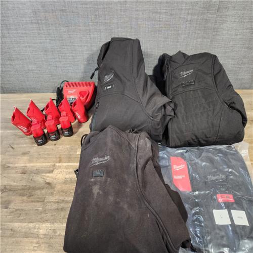 HOUSTON LOCATION - AS-IS MILWAUKEE 4 HEATED CLOTHING COMBO KIT