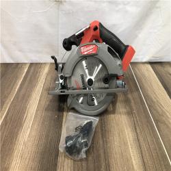 AS-IS Milwaukee FUEL 18V Lithium-Ion Brushless Cordless 6-1/2 in. Circular Saw (Tool-Only)