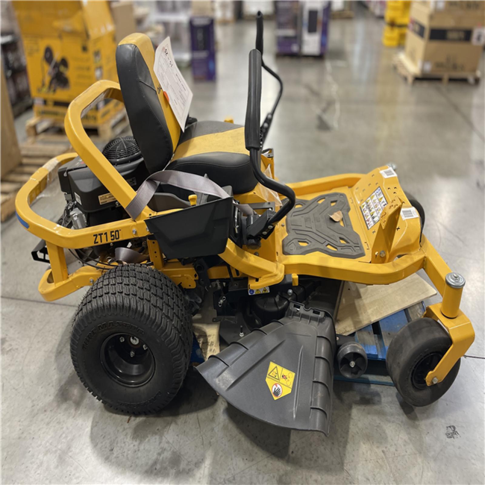DALLAS LOCATION -LIKE NEW! Cub Cadet Ultima ZT1 50 in. Fabricated Deck 23HP V-Twin Kawasaki FR Series Engine Dual Hydro Drive Gas Zero Turn Riding Lawn Mower