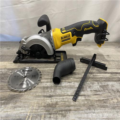 AS-IS DEWALT ATOMIC 20V MAX Cordless Brushless 4-1/2 in. Circular Saw (Tool Only)