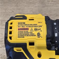 AS-IS DEWALT-DCD708B 20V MAX* Atomic Compact 1/2in Drill/Driver (Tool Only)