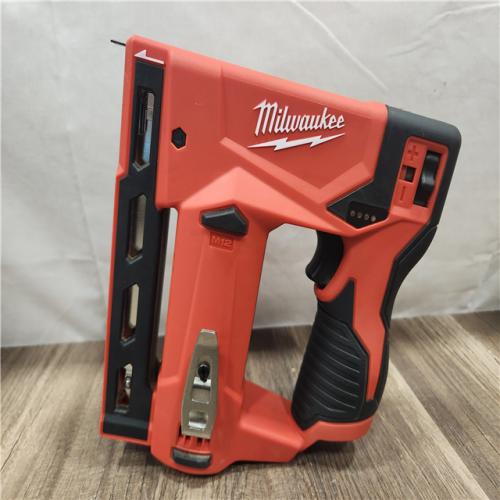 AS-IS- Milwaukee M12 3/8 Crown Stapler (Tool Only)