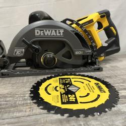 AS-IS DEWALT FLEXVOLT 60V MAX Cordless Brushless 7-1/4 in. Wormdrive Style Circular Saw (Tool Only)