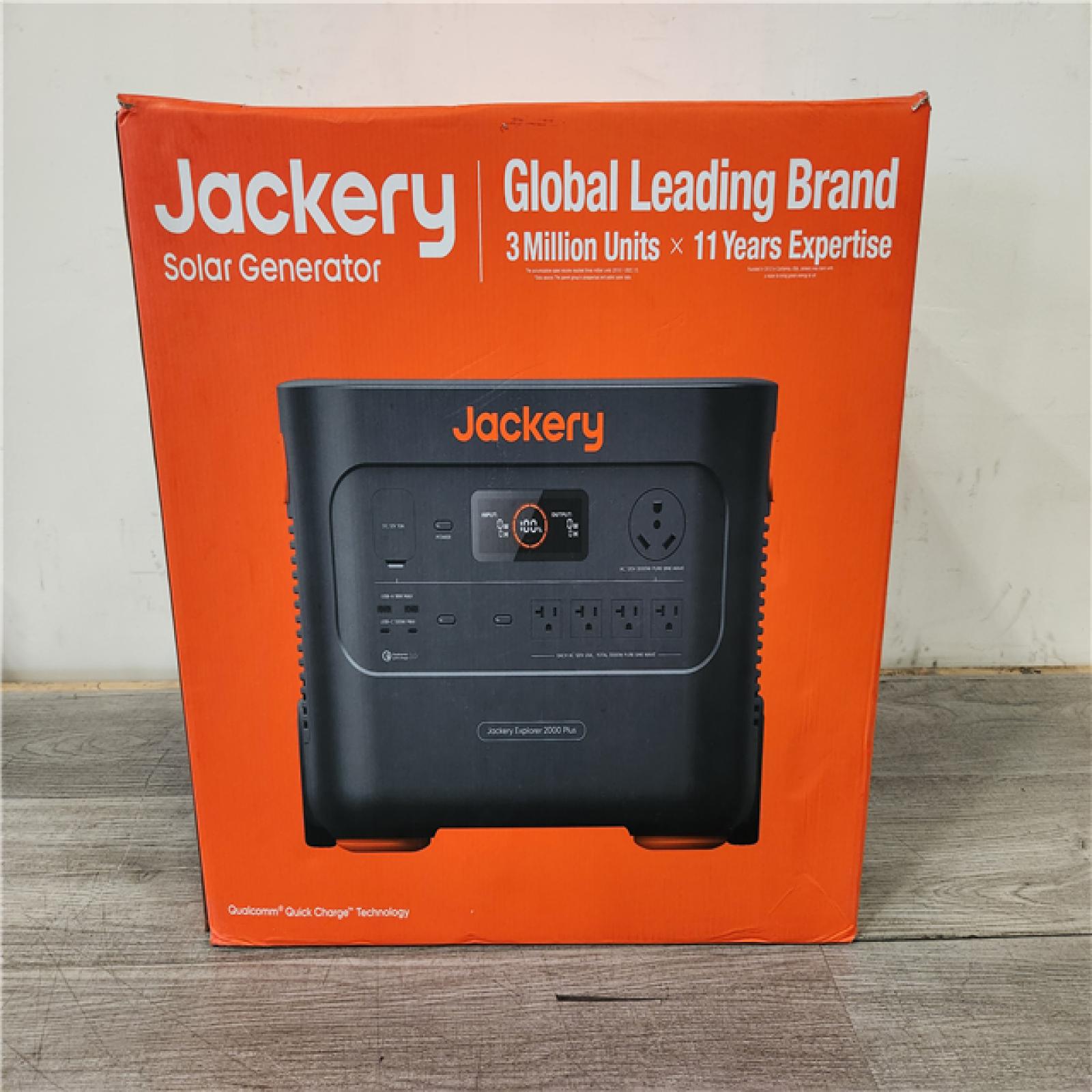Phoenix Location NEW Jackery Solar Generator Explorer 2000 Plus 2042.8Wh/ 3000W Model No. Je-2000C (SEALED)