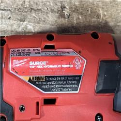 Houston Location AS-IS Milwaukee FUEL SURGE 12V Lithium-Ion Brushless Cordless 1/4 in. Hex Impact Driver (Tool-Only)