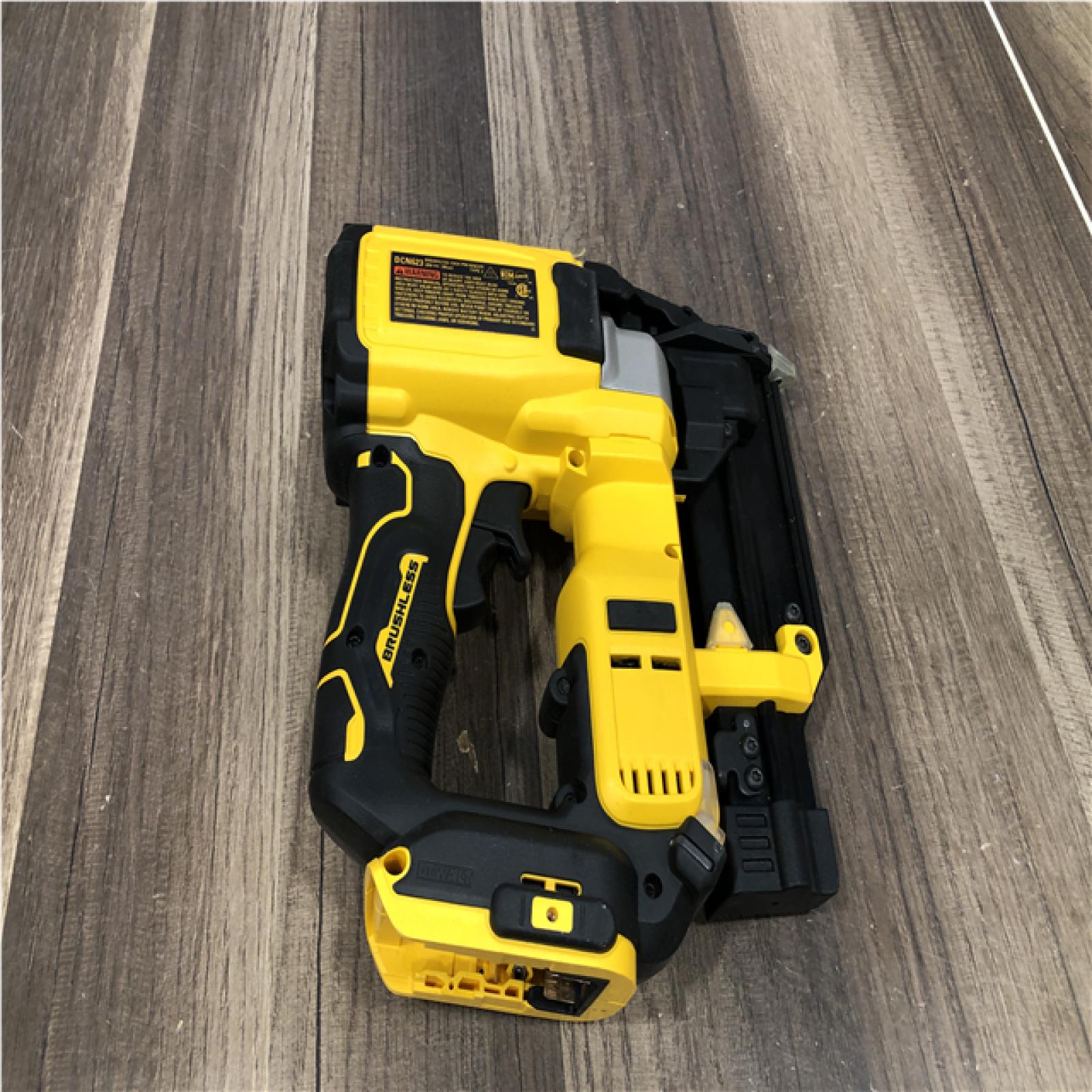 AS-IS DEWALT ATOMIC 20V MAX Lithium Ion Cordless 23 Gauge Pin Nailer Tool Only