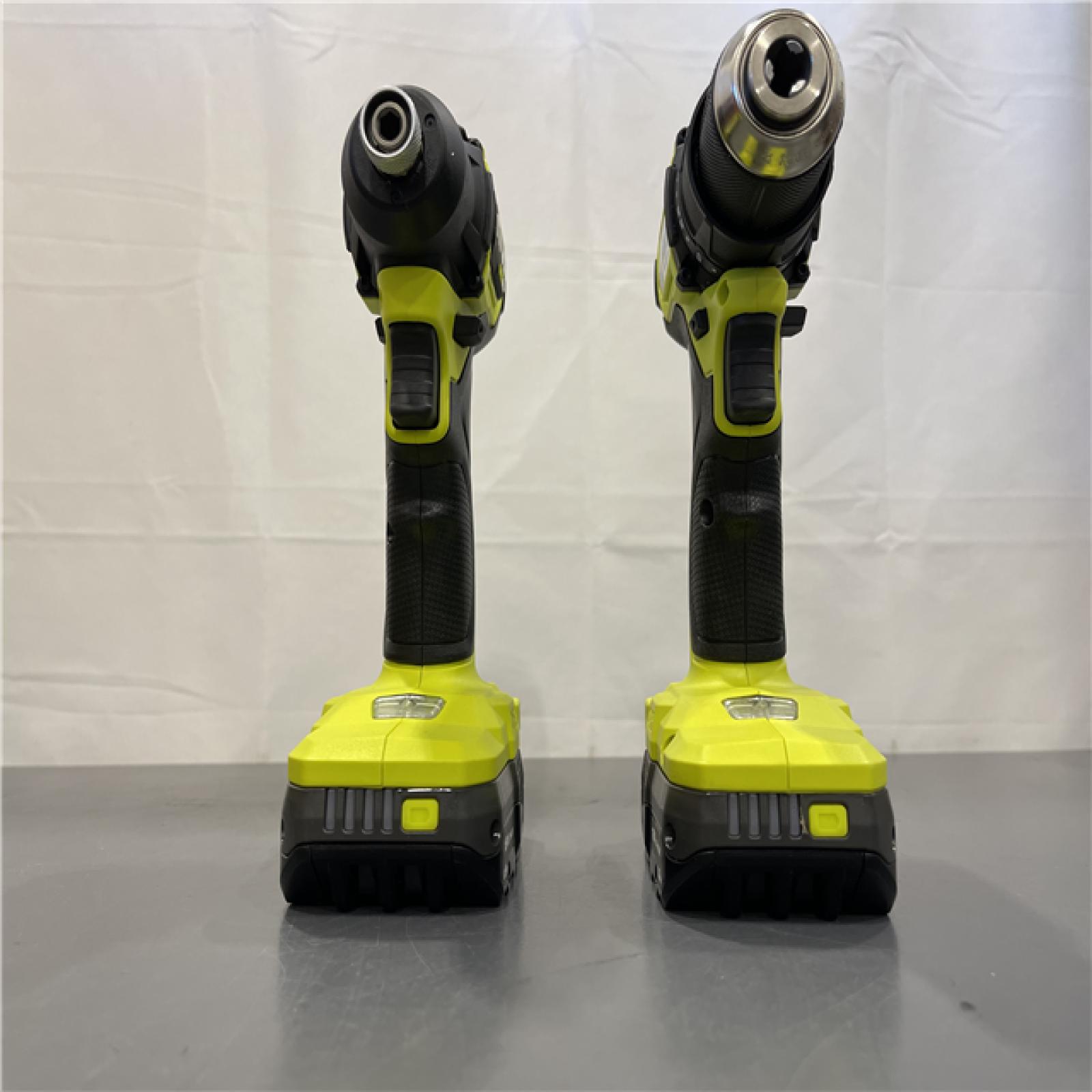 AS-IS - ONE+ HP 18V Brushless Cordless Compact 1/2 in. Drill and Impact Driver Kit
