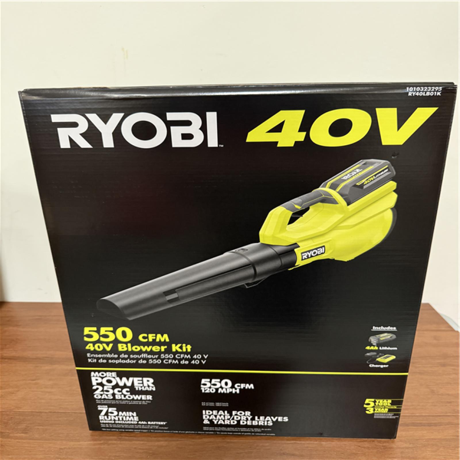 California NEW Ryobi 40V Blower Kit