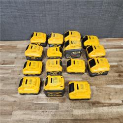 HOUSTON LOCATION - AS - IS DEWALT BATTERY PACK QTY - 15