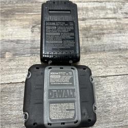 AS-IS DEWALT 20V MAX Lithium-Ion Starter Kit with 4.0 Ah and 5.0 Ah Batteries and Charger