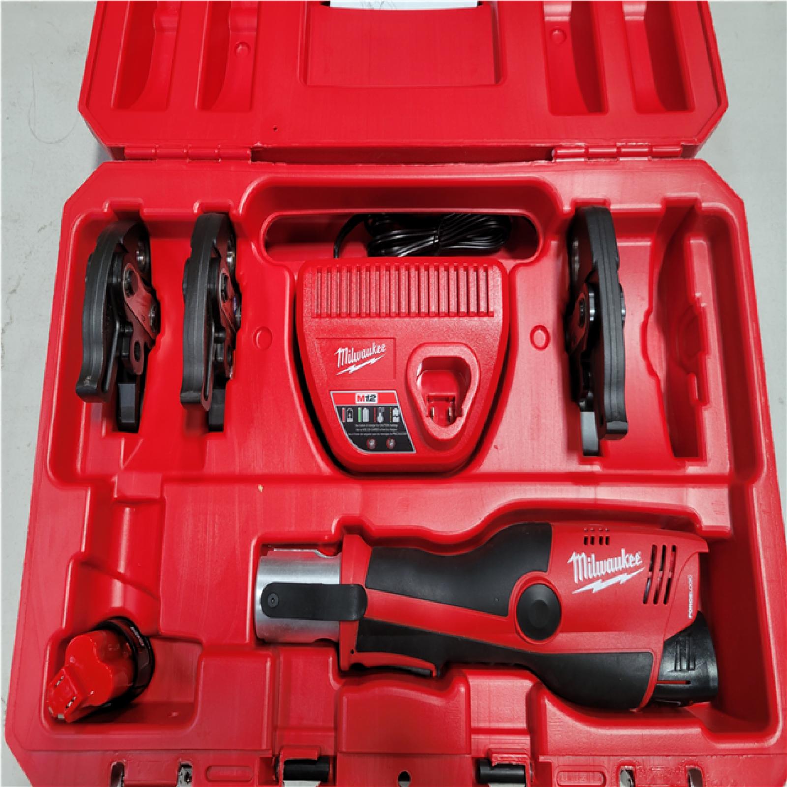 CALIFORNIA AS-IS MILWAUKEE M12 FORCE LOGIC PRESS TOOL