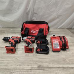 AS-IS Milwaukee 18V Cordless 2-Tool Drill/Driver and Impact Driver Kit