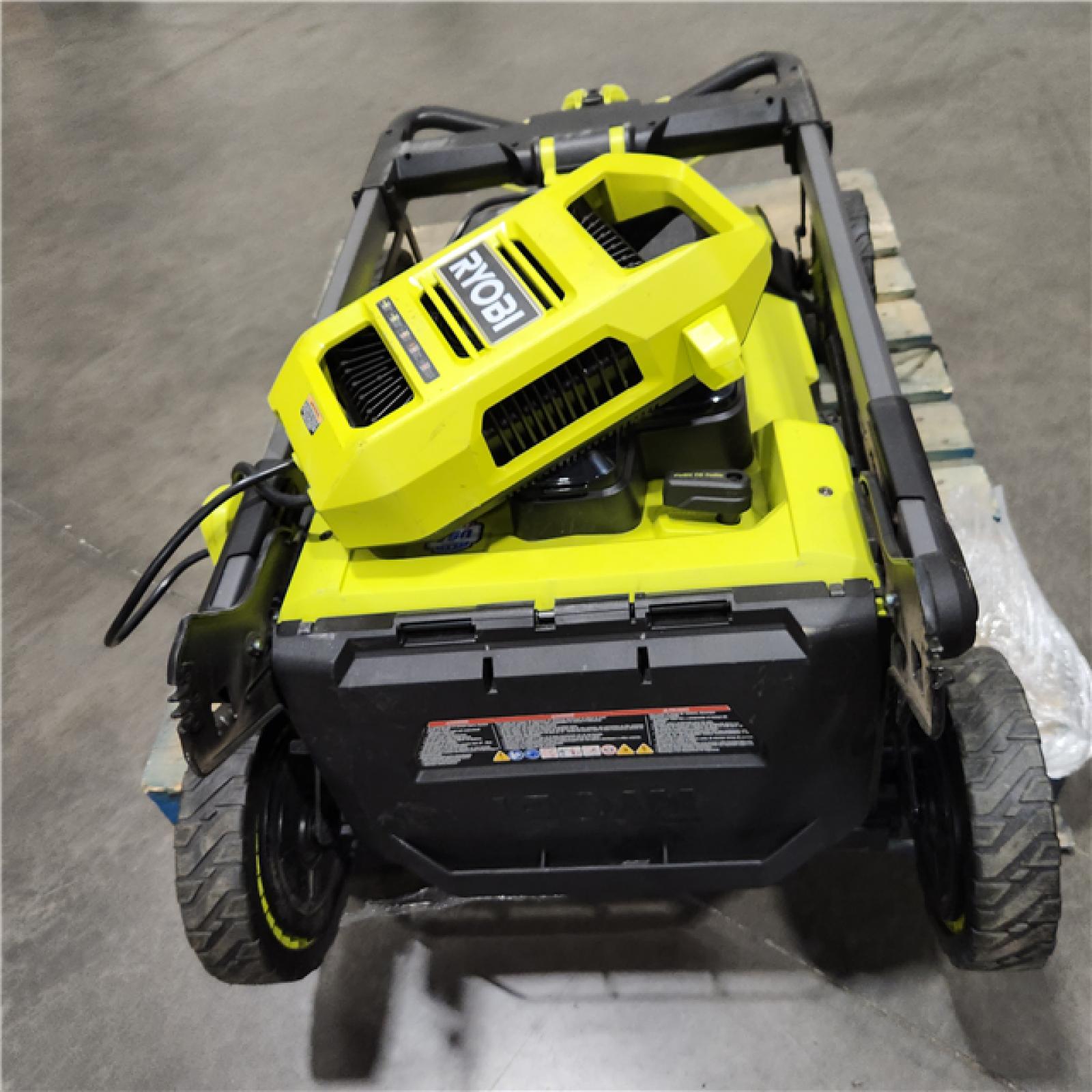 Dallas Location - As-Is RYOBI 80V HP Brushless Battery Cordless Electric 30 in. Lawn Mower with Battery and Charger