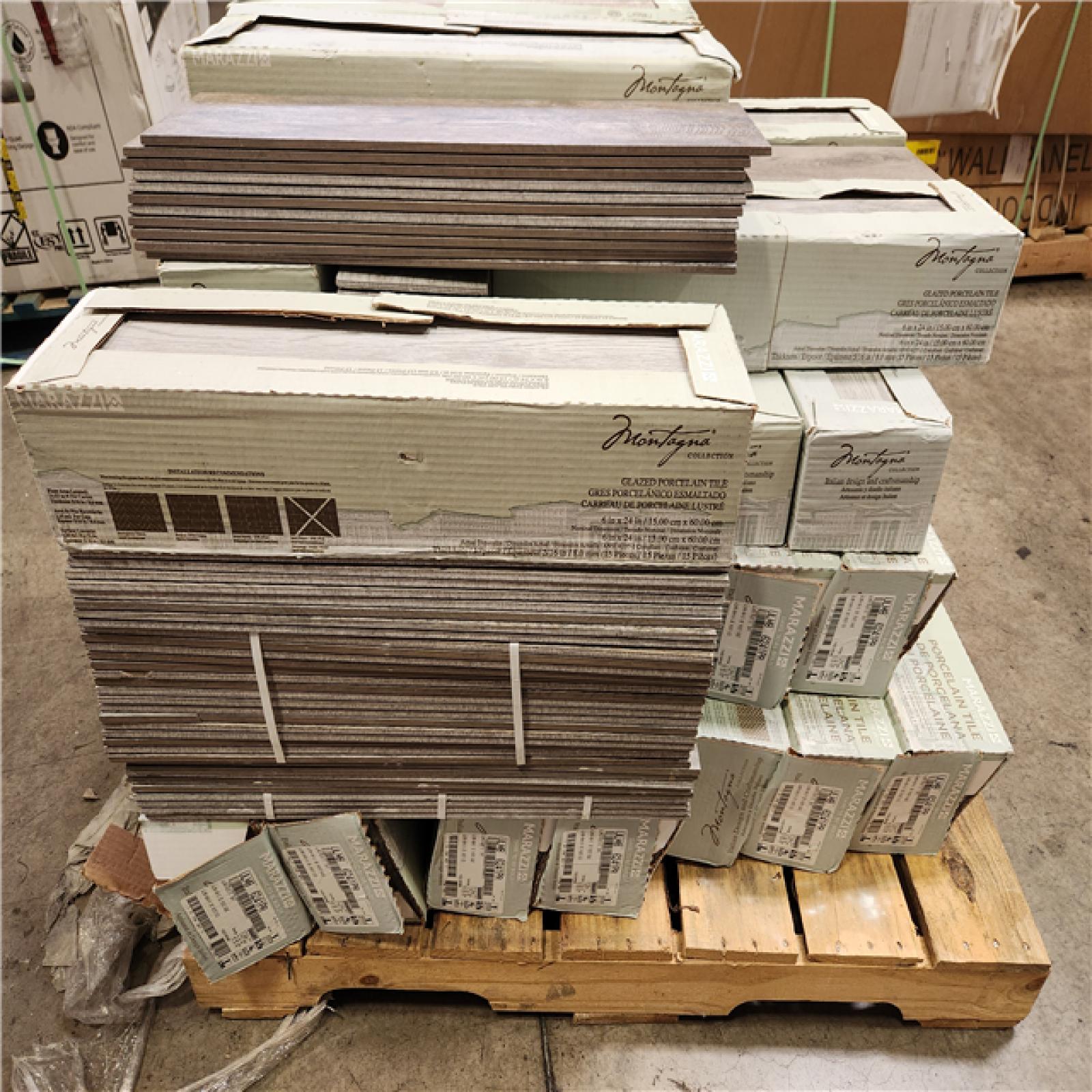 Phoenix Location Marazzi Montagna Dapple Gray 6 in. x 24 in. Porcelain Floor and Wall Tile (363 sq. ft. 25 case)