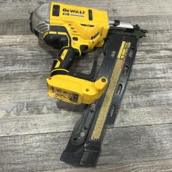AS-IS DEWALT 20V MAX XR Lithium-Ion Electric Cordless Brushless 2-Speed 21° Plastic Collated Framing Nailer (Tool Only)