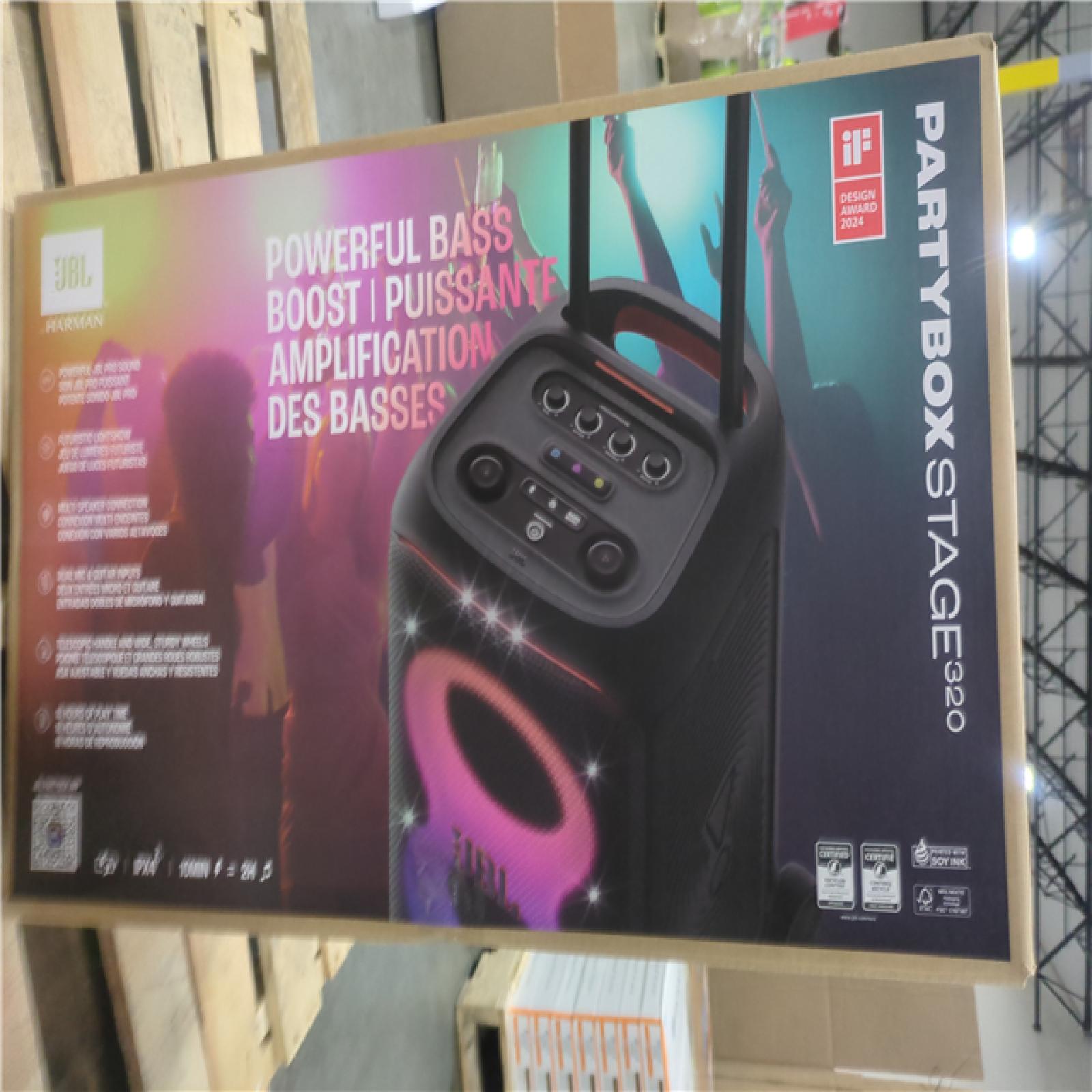 CALIFORNIA AS-IS JBL PARTYBOXSTAGE320