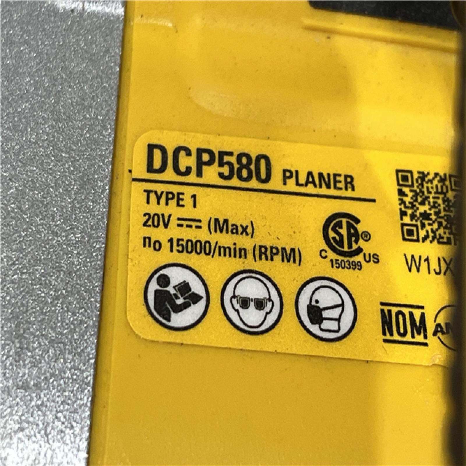 AS-IS DEWALT 20V MAX XR Cordless Brushless 3-1/4 in. Planer (Tool Only)