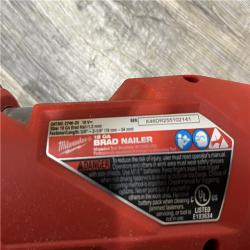 AS-IS Milwaukee FUEL 18-Volt Lithium-Ion Brushless Cordless Gen II 18-Gauge Brad Nailer (Tool-Only)