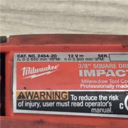 AS-IS Milwaukee M12 FUEL Cordless 3/8 in. Impact Wrench Kit