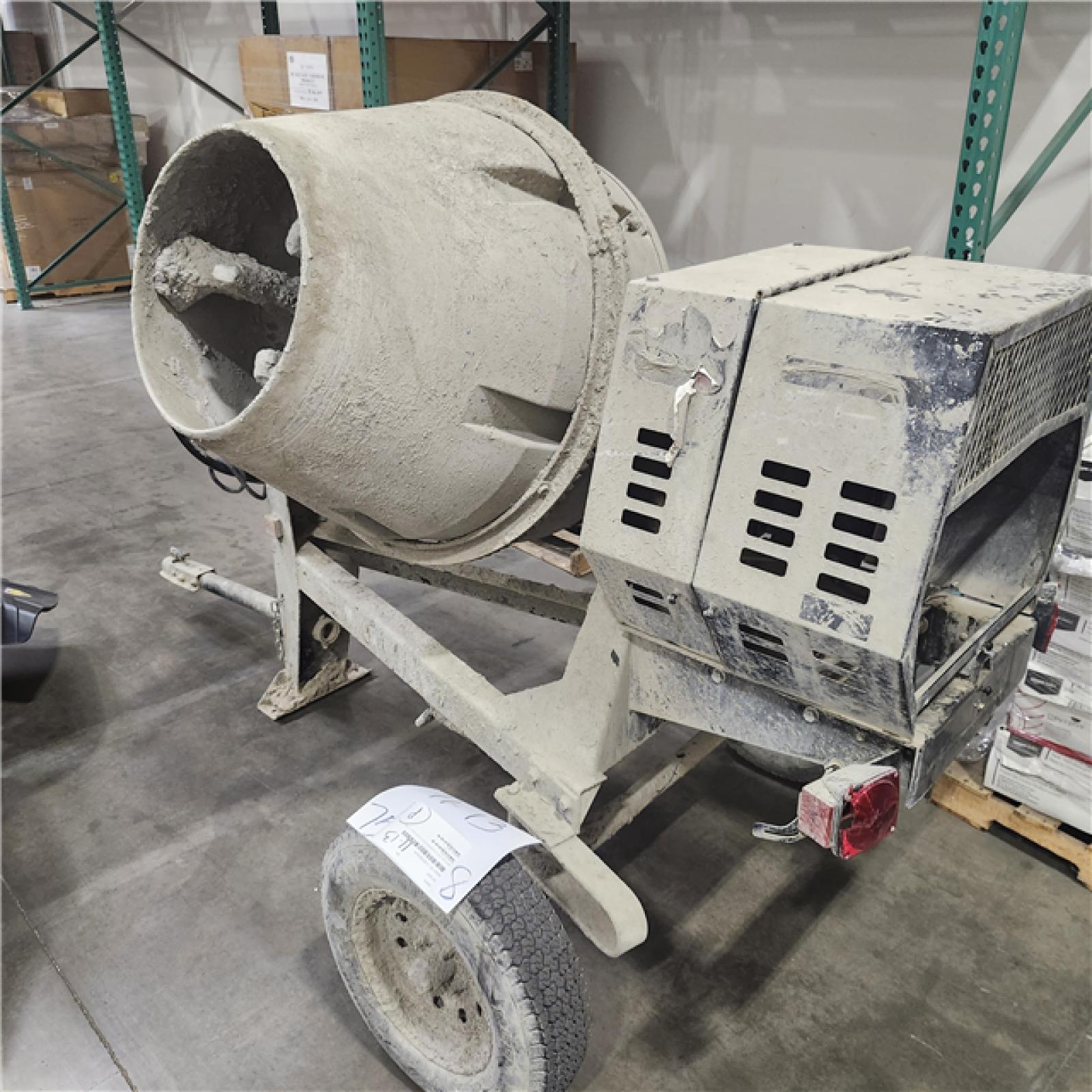 Dallas Location - As-Is Toro Concrete Mixer ( Drum Is Full Of Concrete)