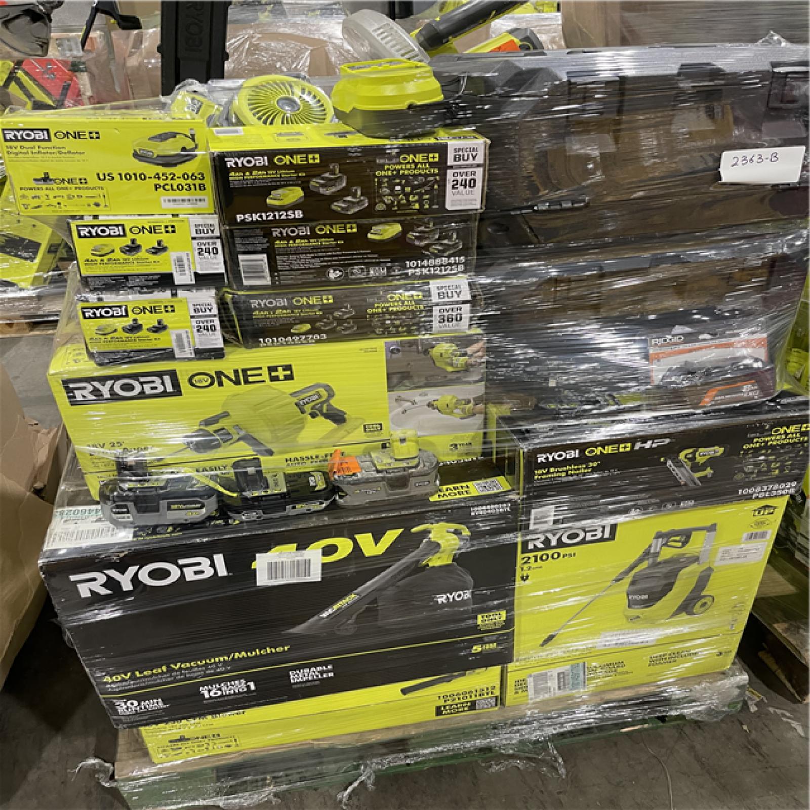 Pittston Location As-Is Power Tools Partial Truckload (14 pallets) 2363-B