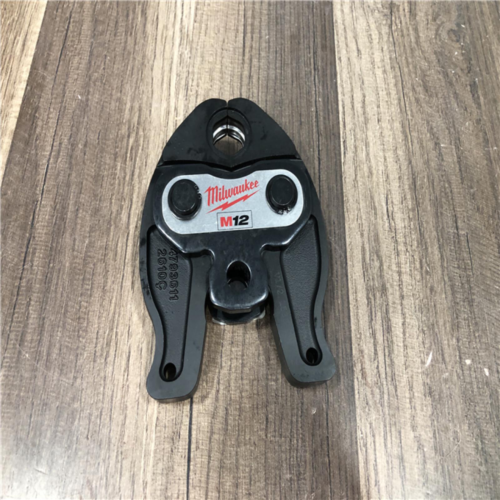 AS-IS Milwaukee M12 Force Logic 1/2 in. Copper Press Tool Jaw