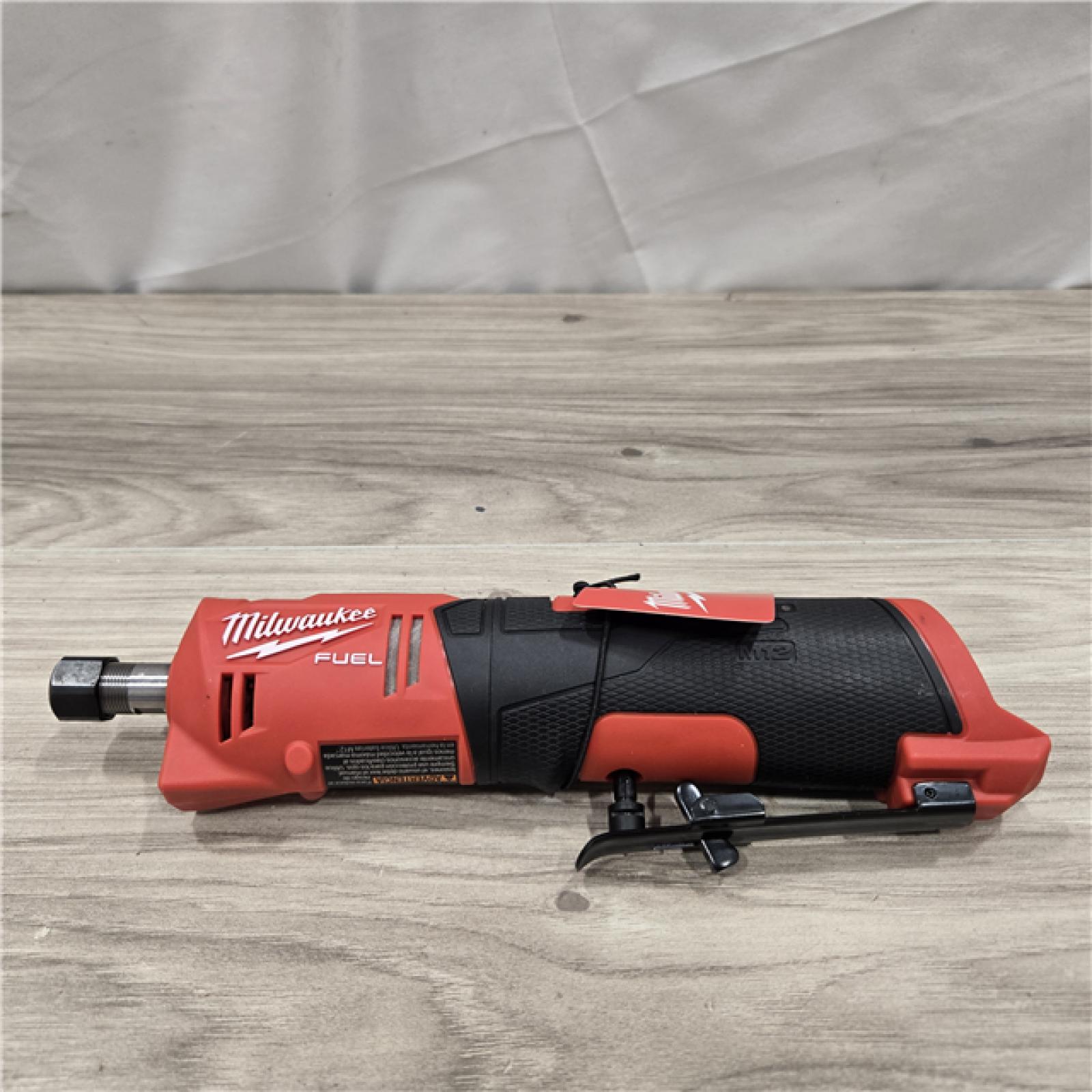 AS-IS Milwaukee M12 FUEL Brushless Cordless Straight Die Grinder (Tool-Only)
