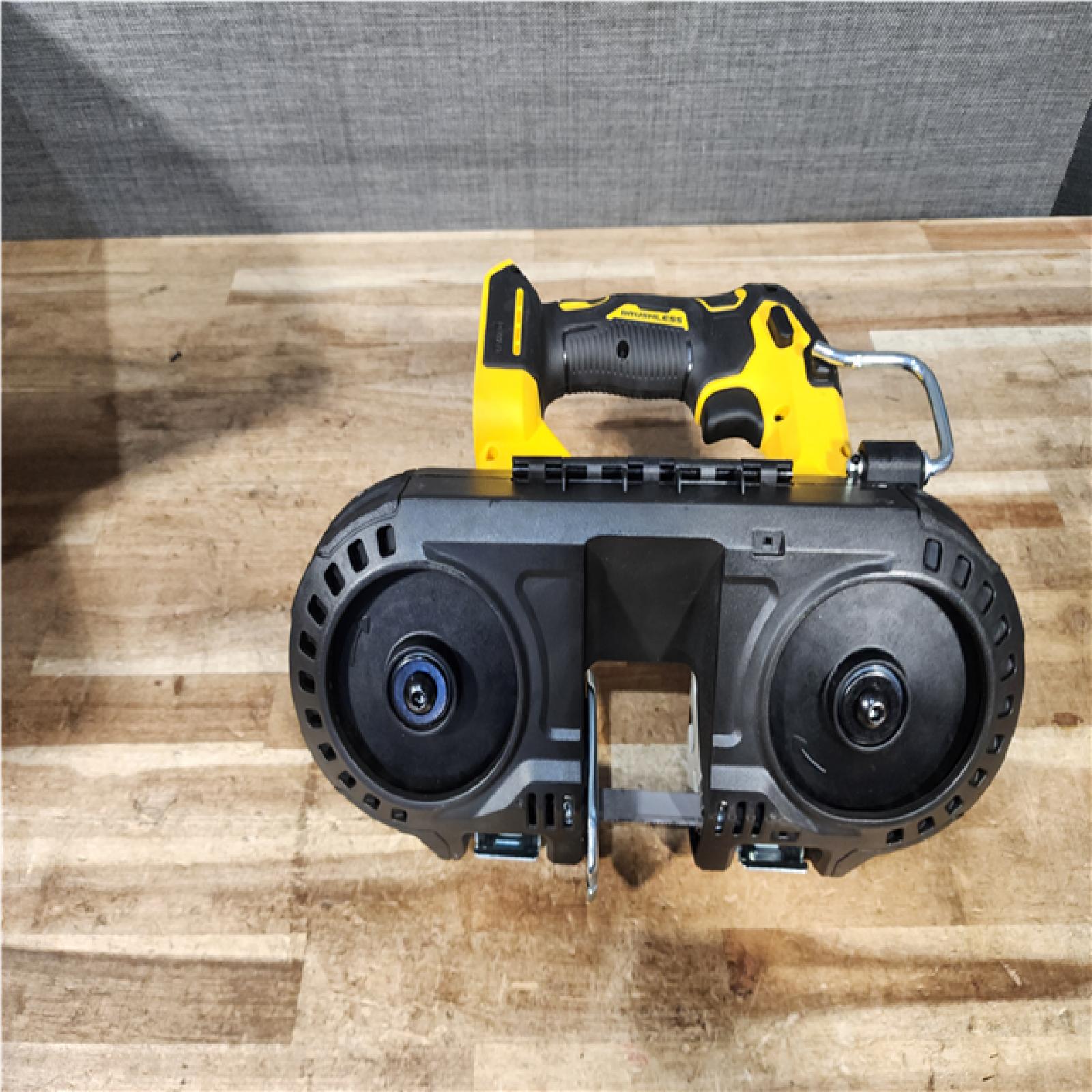 Houston Location AS-IS DEWALT ATOMIC 20V MAX Cordless Brushless Compact 1-3/4 in. Bandsaw (Tool Only)