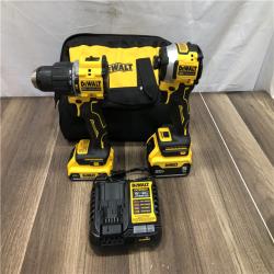 AS-IS DEWALT ATOMIC 20V MAX Lithium-Ion Cordless 2-Tool Combo Kit