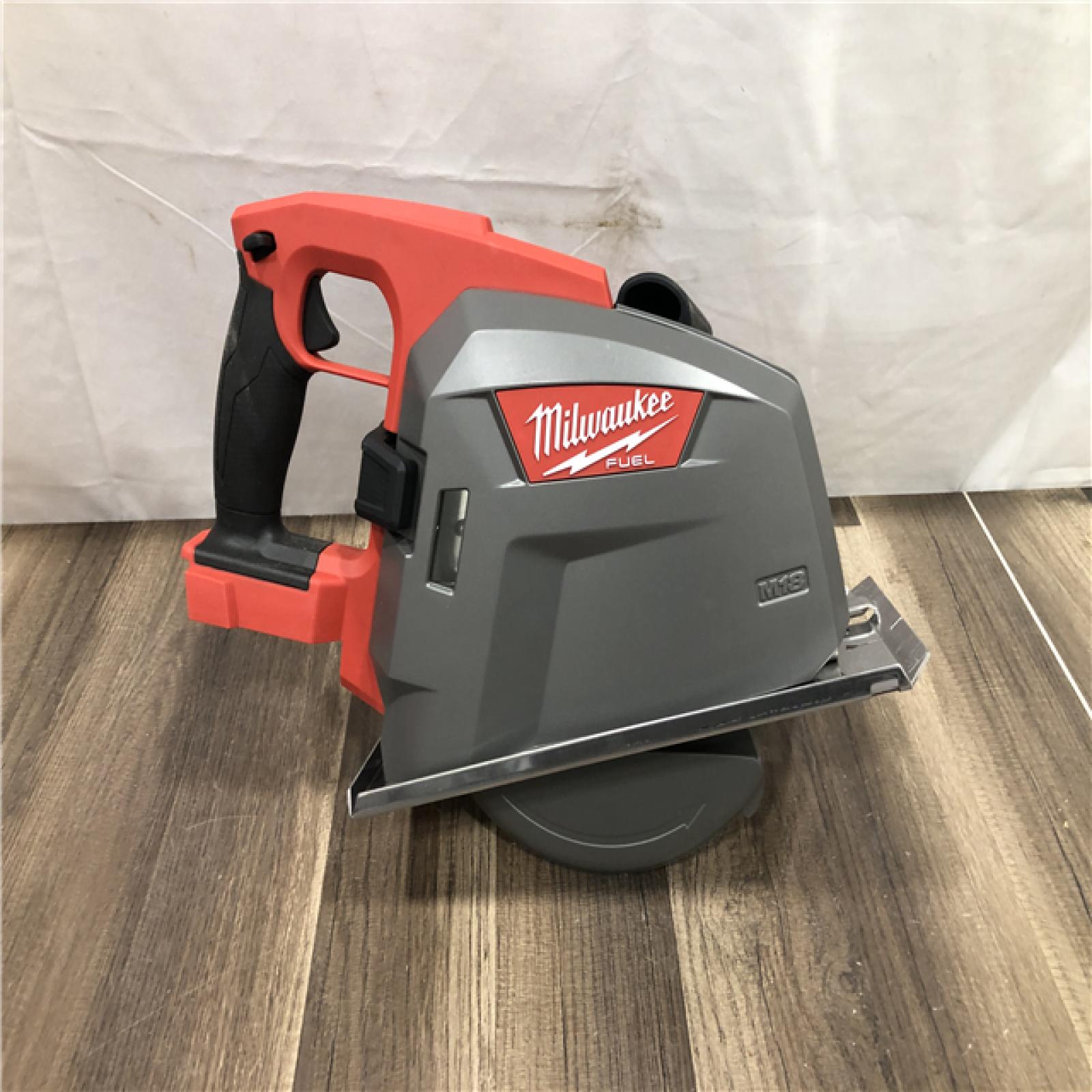 AS-IS Milwaukee FUEL 18V 8 in. Lithium-Ion Brushless Cordless Metal Cutting Circular Saw (Tool-Only)
