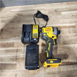 Houston Location AS-IS DEWALT Atomic 20V Max Lithium-Ion Brushless Cordless Compact 1/4 in. Impact Driver Kit