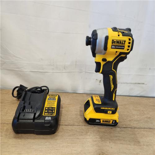 AS-IS- DEWALT ATOMIC 20V MAX* Brushless Cordless Compact 1/4 in. Impact Driver Kit