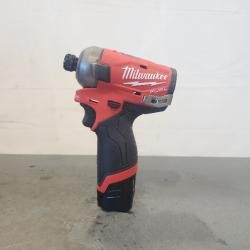 AS-IS-  Impact Driver Kit 1/4 in Hex Drive 12Vdc