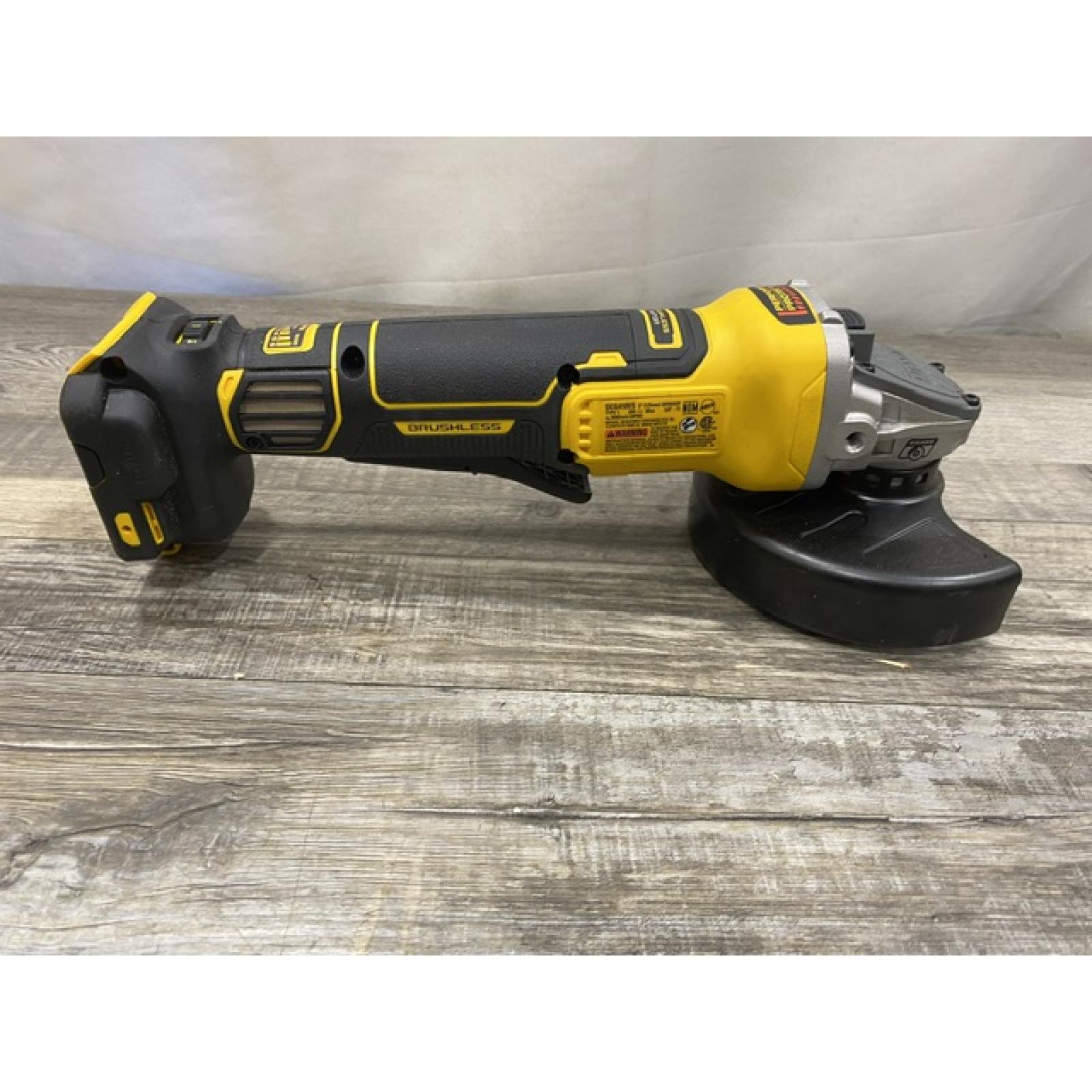 AS-IS DEWALT 20V XR Cordless 4-1/2. in. to 5 in. Variable Speed Angle Grinder (Tool Only)
