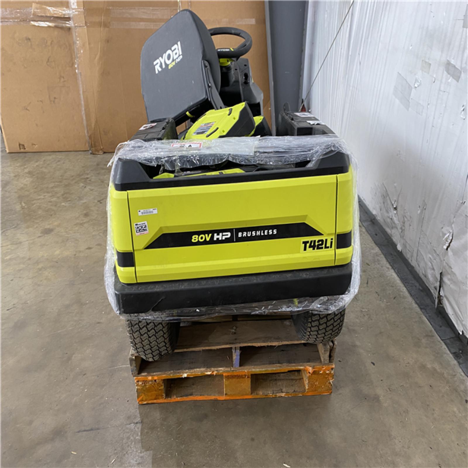 Houston Location AS IS - Ryobi 80v 30in  HP Riding Mower