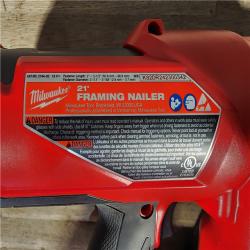 HOUSTON LOCATION - AS-IS (APPEARS LIKE NEW) Milwaukee 2744-20 M18 FUEL 3-1/2 in. 18-Volt 21-Degree Lithium-Ion Brushless Cordless Framing Nailer (Tool-Only)