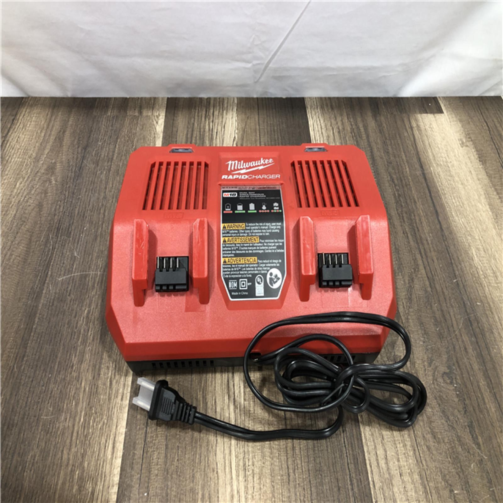 AS-IS Milwaukee 18-Volt Lithium-Ion Dual Bay Rapid Battery Charger