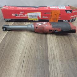 AS-IS Milwaukee 2569-20 12V Cordless 3/8  Extended Reach High Speed Ratchet (Tool Only)