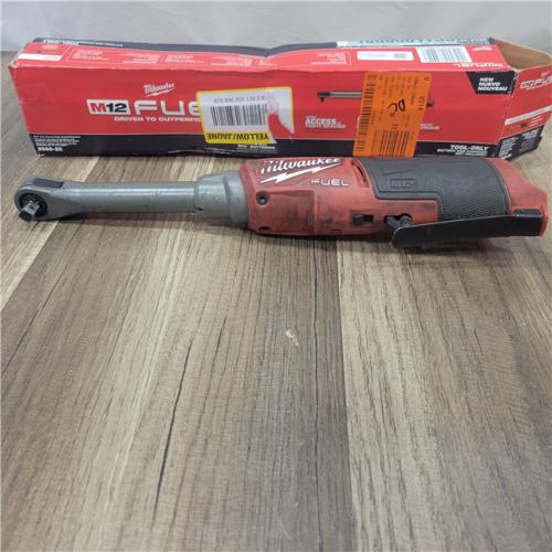 AS-IS Milwaukee 2569-20 12V Cordless 3/8  Extended Reach High Speed Ratchet (Tool Only)