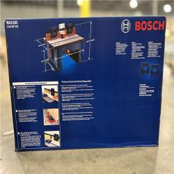 NEW! - Bosch 27 in. x 18 in. Aluminum Top Benchtop Router Table with 2-1/2 in. Vacuum Hose Port