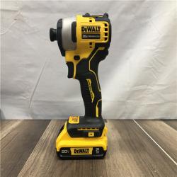 AS-IS DEWALT Atomic 20V Max Lithium-Ion Brushless Cordless Compact 1/4 in. Impact Driver Kit