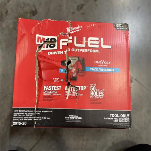 DALLAS LOCATION-Milwaukee M18 FUEL 18V Lithium-Ion Brushless Cordless SDS-Plus 1-1/8 in. Rotary Hammer Drill