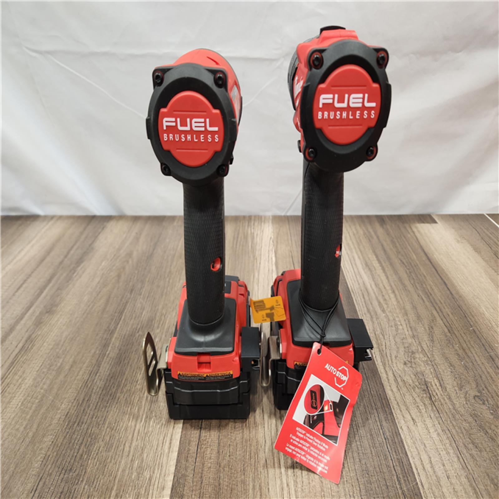 AS-IS- MILWAUKEE FUEL 18V Lithium-Ion Brushless Cordless Hammer Drill and Impact Driver Combo Kit