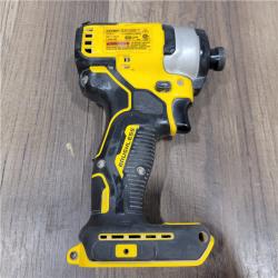AS-IS DEWALT ATOMIC 20V MAX Lithium-Ion Cordless 1/4 in. Brushless Impact Driver Kit, 5 Ah Battery, Charger, and Bag