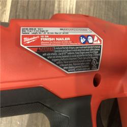 AS-IS Milwaukee FUEL 18-Volt Lithium-Ion Brushless Cordless Gen II 15-Gauge Angled Finish Nailer (Tool-Only)