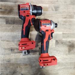 HOUSTON LOCATION - AS-IS M18 18V Lithium-Ion Brushless Cordless Compact Drill/Impact Combo Kit (2-Tool) W/(2) 2.0 Ah Batteries, Charger & Bag
