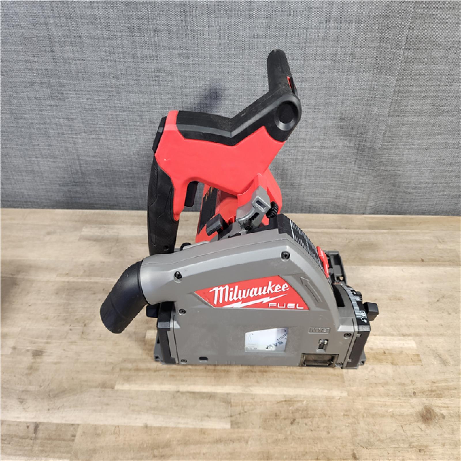 HOUSTON LOCATION - AS-IS Milwaukee M18 FUEL 18V Lithium-Ion Cordless Brushless 6-1/2 in. Plunge Cut Track Saw (Tool-Only)