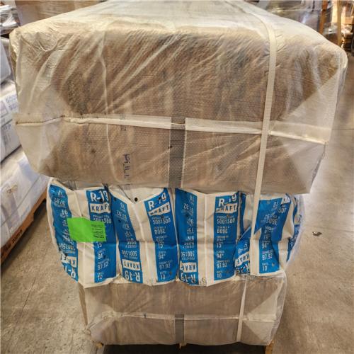 Phoenix NEW Knauf Insulation R19 Kraft Faced 15 in. x 94 in. Precut Fiberglass Insulation Batts  Floor  2x6 Wall - Sound-Reducing  USA Made (12-Bags)